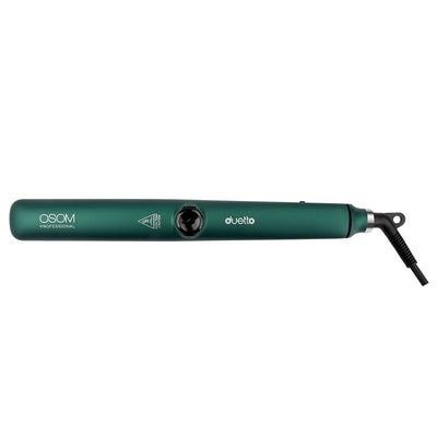 Plaukų tiesintuvas OSOM Professional Duetto Automatic Steam & Infrared Hair Straightener Green OSOMP089GR, su garų ir infraredo funkcijomis, žalios spalvos