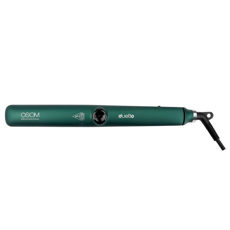 Выпрямитель для волос OSOM Professional Duetto Автоматический паровой и инфракрасный выпрямитель для волос Green OSOMP089GR, с функциями пара и инфракрасного излучения, зеленый цвет