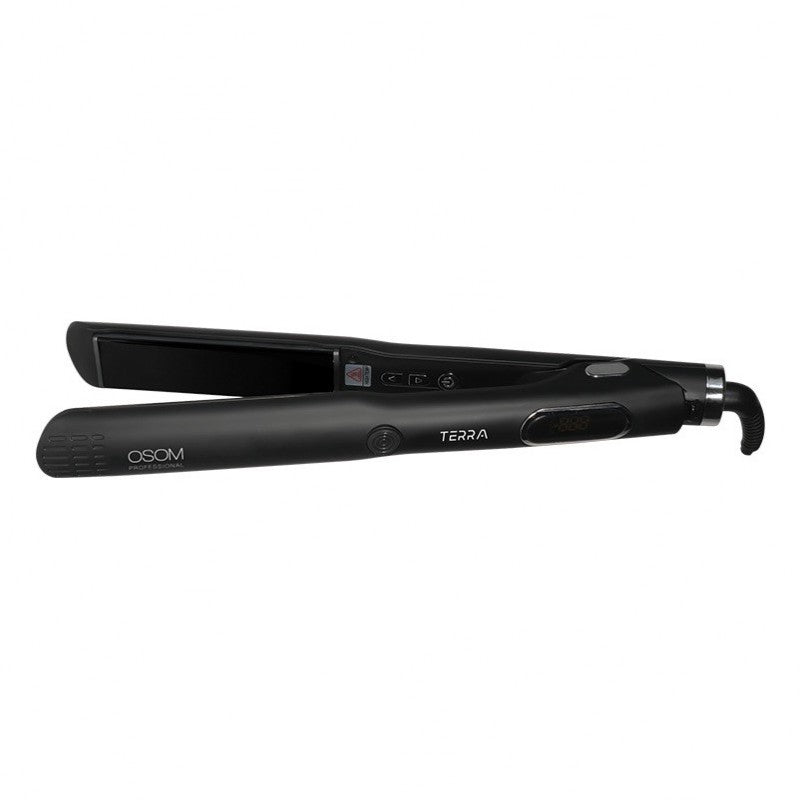 Hair straightener OSOM Professional TERRA Hair Straightener OSOMP006BL, black color