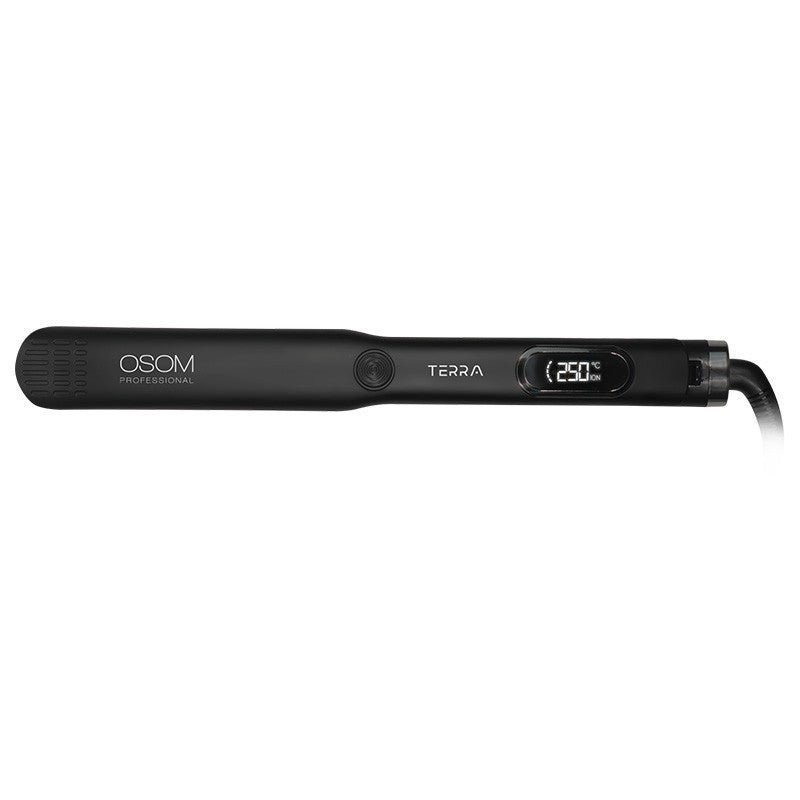 Hair straightener OSOM Professional TERRA Hair Straightener OSOMP006BL, black color