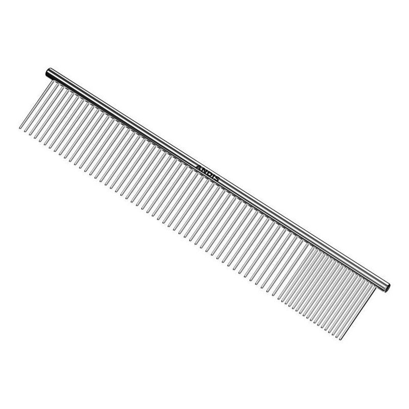 Plieninės šukos gyvūnų kailiui šukuoti Andis Steel Comb AN-68545, 10", 25 cm