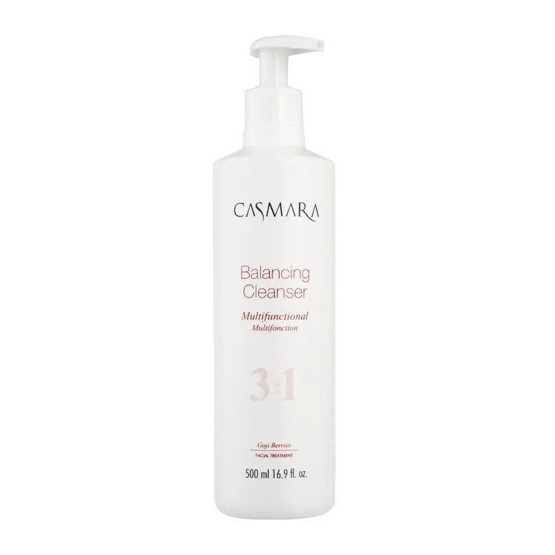 Facial cleanser Casmara Balancing Cleanser Multifunctional 3 in 1 CASA91004, for all skin types, with Goya berry extract, 500 ml