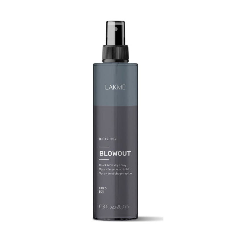 Priemonė pagreitinanti plaukų džiovinimą Lakme K.STYLING BLOWOUT Quick Blow Dry Spray, LAK46942, 200 ml