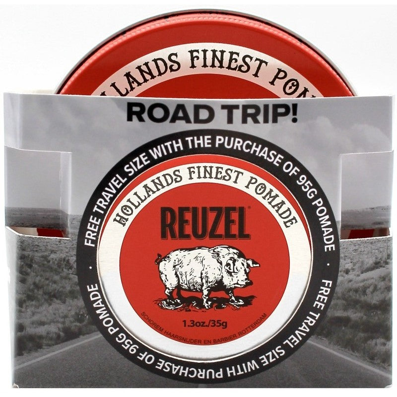 Plaukų priežiūros priemonių rinkinys REUZEL Road Trip Red REURT25RD