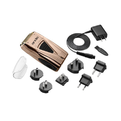 Professional rechargeable mobile shaver Andis Copper, pk 17225, TS1COPPER, 100-240V, 50-60 Hz
