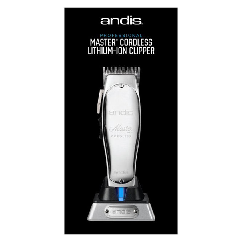 Professional hair clipper ANDIS Master Cordless Lithium-Ion Clipper, AN-12480, 100-240 V, 50-60 Hz, 7200 rpm, 12480