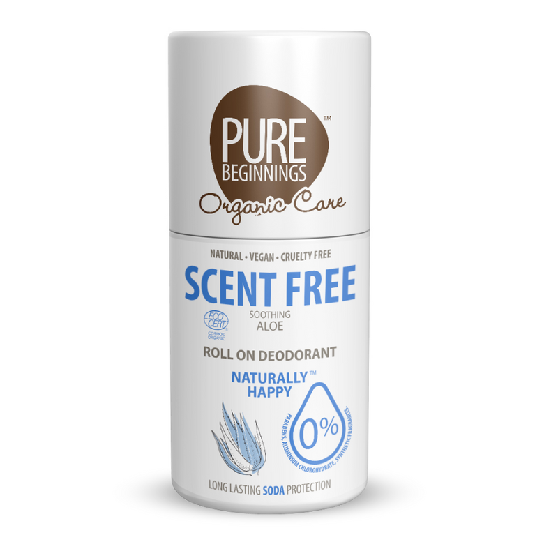 PURE BEGINNINGS roll-on deodorant, WITHOUT FRAGRANCE 