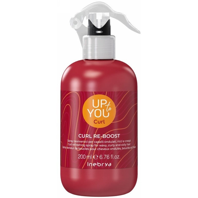 Purškiama priemonė garbanotiems plaukams Inebrya Up to You Curl Re-Boost ICE26515, 200 ml