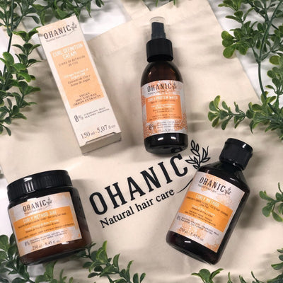Rinkinys garbanotiems plaukams OHANIC Curly Method Pack OHANKITOH04