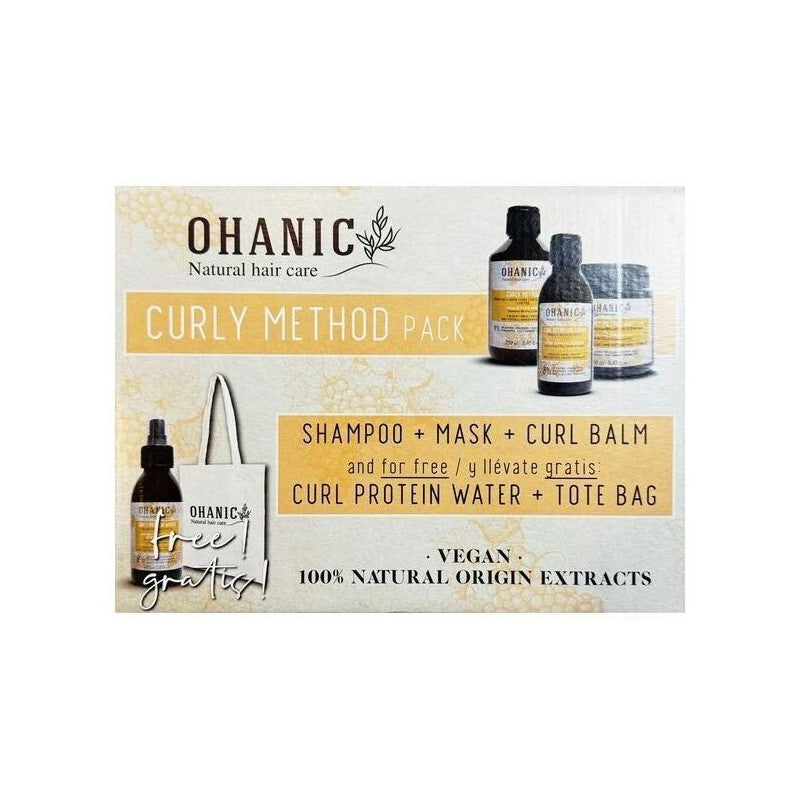 Rinkinys garbanotiems plaukams OHANIC Curly Method Pack OHANKITOH04