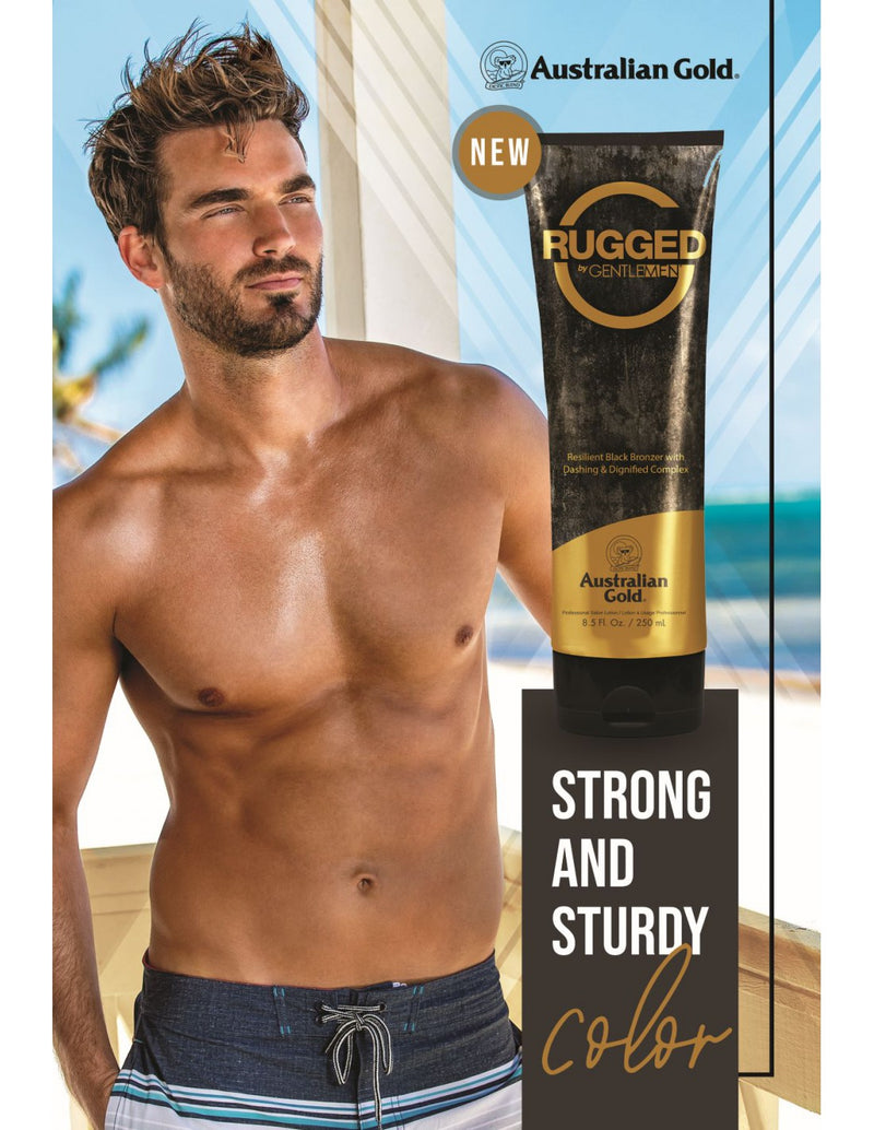 Australian Gold Rugged by G Gentlemen - cream for men for tanning in the solarium