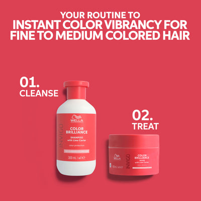 Шампунь для сохранения цвета волос Wella Professionals INVIGO COLOR BRILLIANCE (для тонких/нормальных волос) + подарочный продукт Wella
