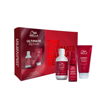 Wella ULTIMATE REPAIR travel gift set When you buy 2 Wella Ultimate products (not travel size), you get a gift turban