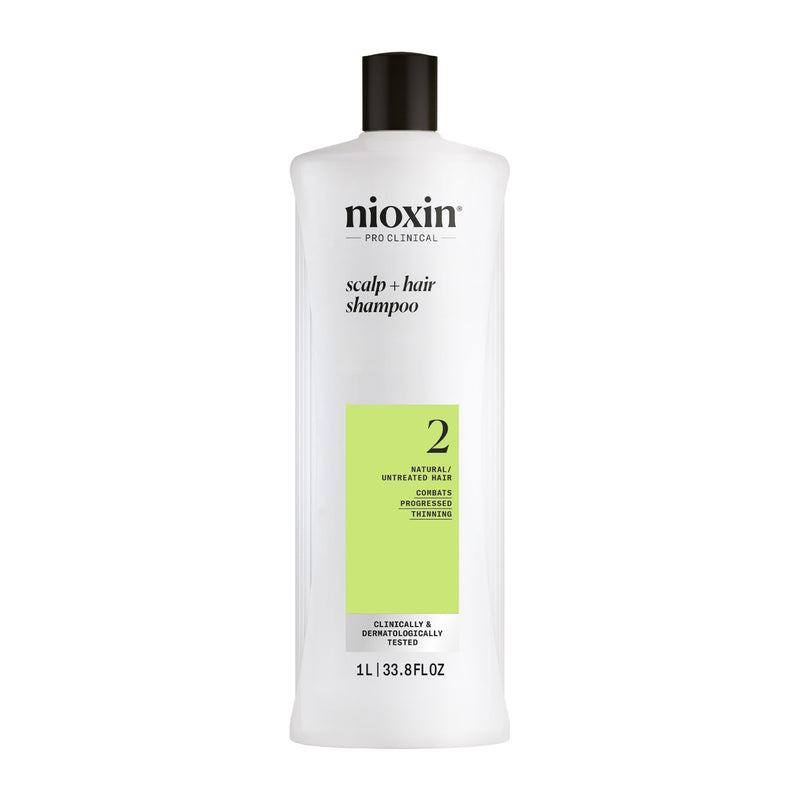 Nioxin SYSTEM 2 galvos odos ir plaukų šampūnas, 1 L