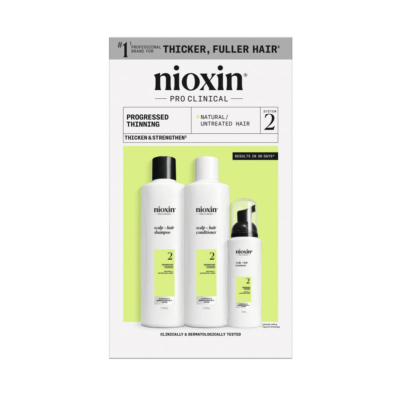 Nioxin SYSTEM 2 KIT Nioxin priežiūros produktų rinkinys, 150ml+150ml+50ml