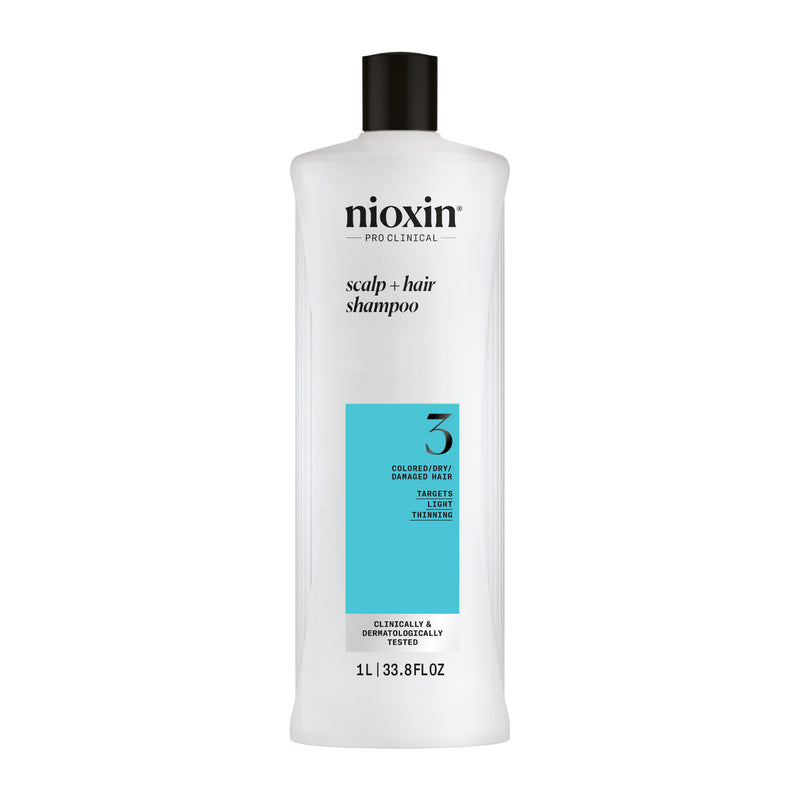 Nioxin SYSTEM 3 galvos odos ir plaukų šampūnas, 1 L