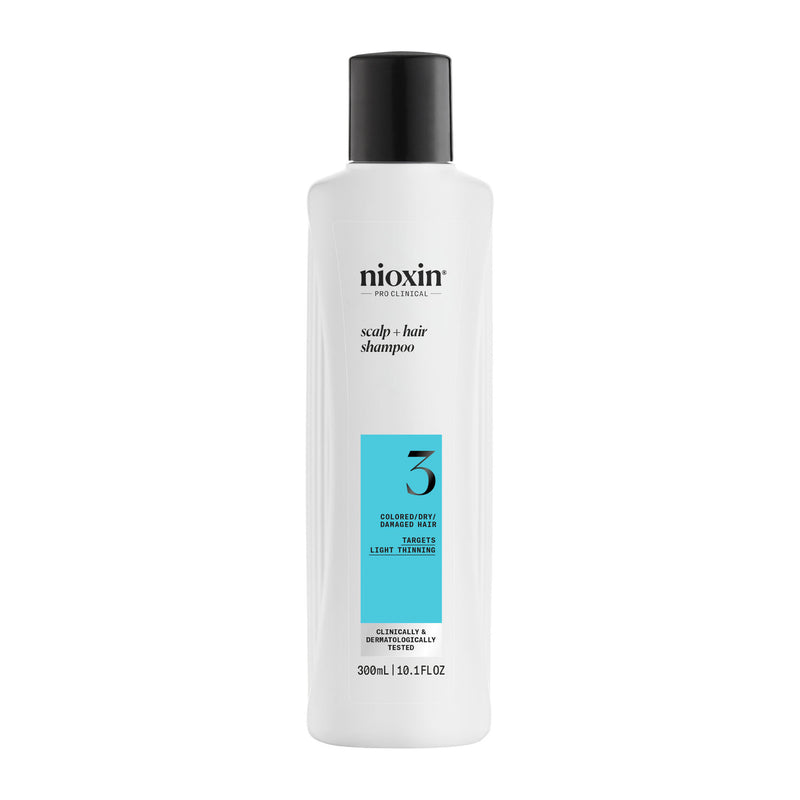 Nioxin SYSTEM 3 galvos odos ir plaukų šampūnas, 300 ml