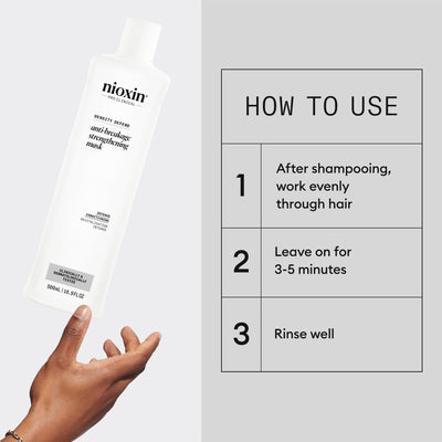 Nioxin ANTI-BREAKAGE STRENGTHENING MASK kaukė apsauganti nuo plaukų lūžinėjimo, 500 ml