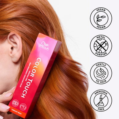 Wella Professionals COLOR TOUCH Vibrant Reds plaukų dažai, 60 ml