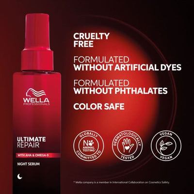 Wella ULTIMATE REPAIR naktinis plaukų serumas STEP 5, 95 ml