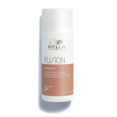 Wella Professionals Fusion Intense Repair - Intensyviai atkuriantis šampūnas pažeistiems plaukams +dovana Wella priemonė