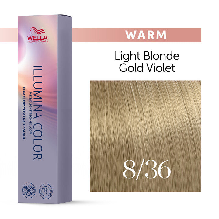 Wella Illumina Permanent Hair Color Hair dye 60ml + gift Wella product