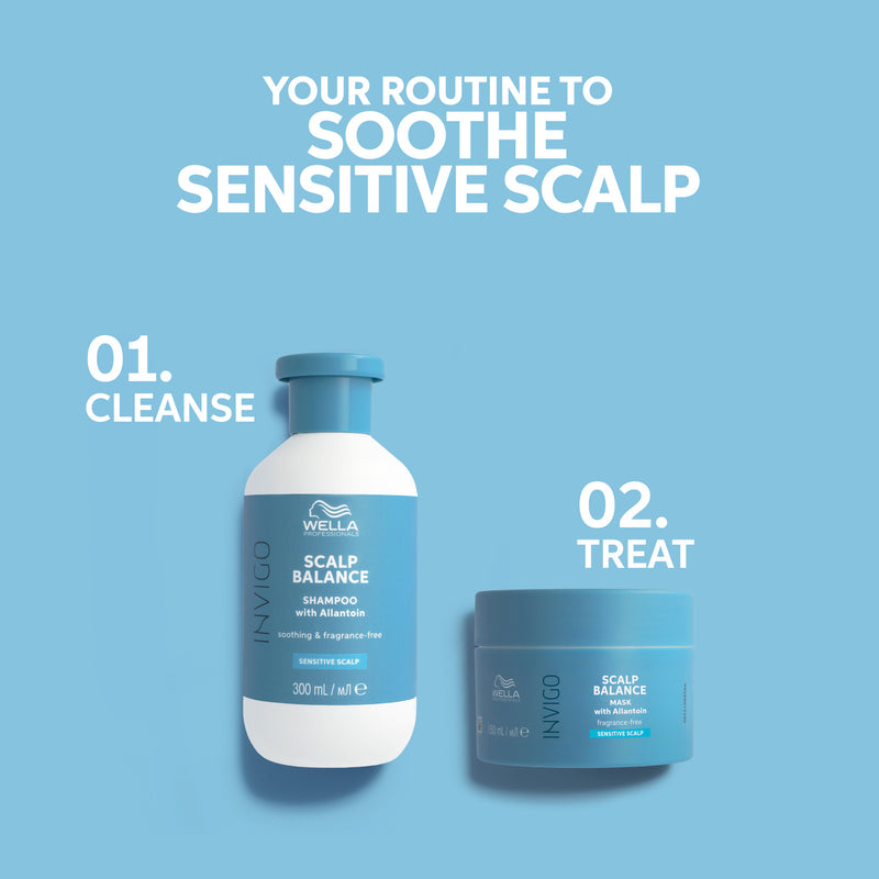 Wella Professionals INVIGO SCALP BALANCE soothing unscented shampoo for sensitive scalp + gift Wella product