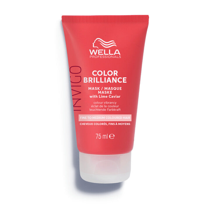 Wella INVIGO COLOR BRILLIANCE spalvos gyvybingumą palaikanti kaukė (ploniems/normaliems plaukams), 75 ml