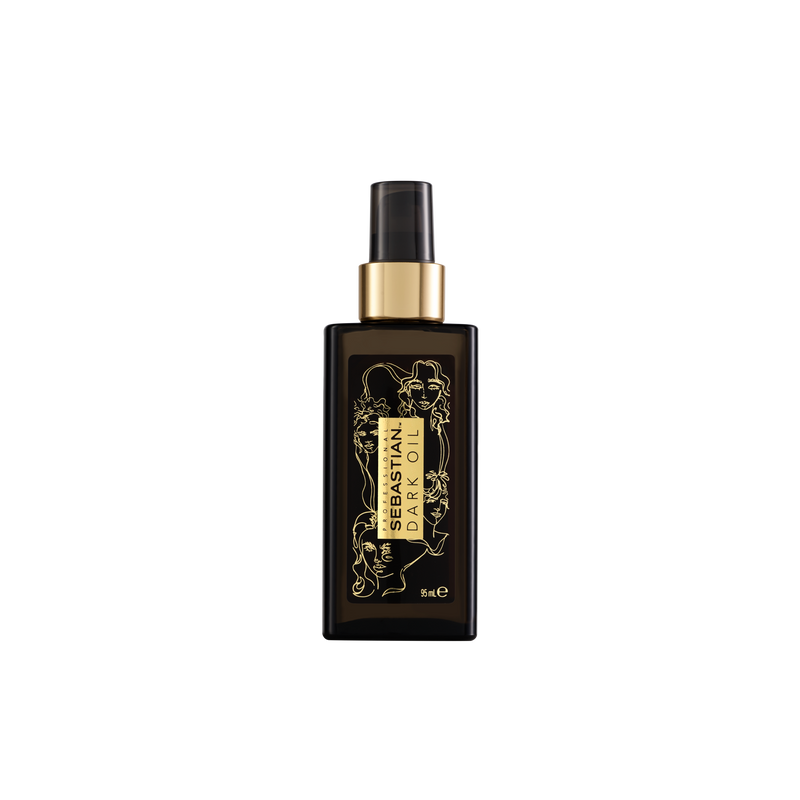 Sebastian DARK OIL темное масло для волос, 95 мл. LIMITED EDITION + подарок Шампунь с темным маслом 50 мл и кондиционер с темным маслом 50 мл