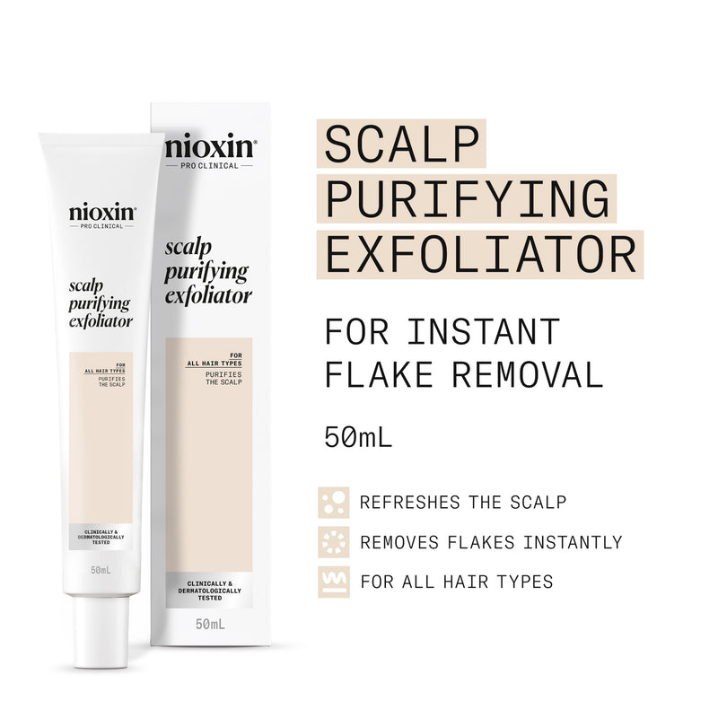 Nioxin SCALP PURIFYING EXFOLIATOR galvos odą šveitiklis jautriai ir sausai odai, 50 ml