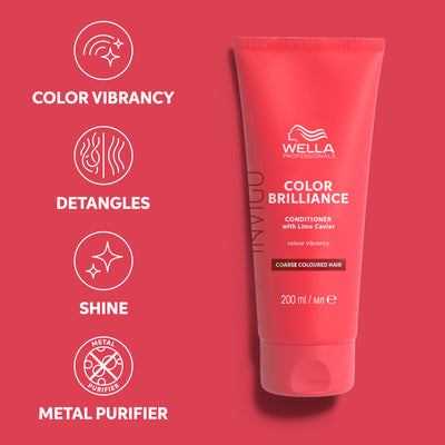 Wella Professionals INVIGO COLOR BRILLIANCE spalvos gyvybingumą palaikantis kondicionierius (šiurkštiems plaukams) +dovana Wella priemonė