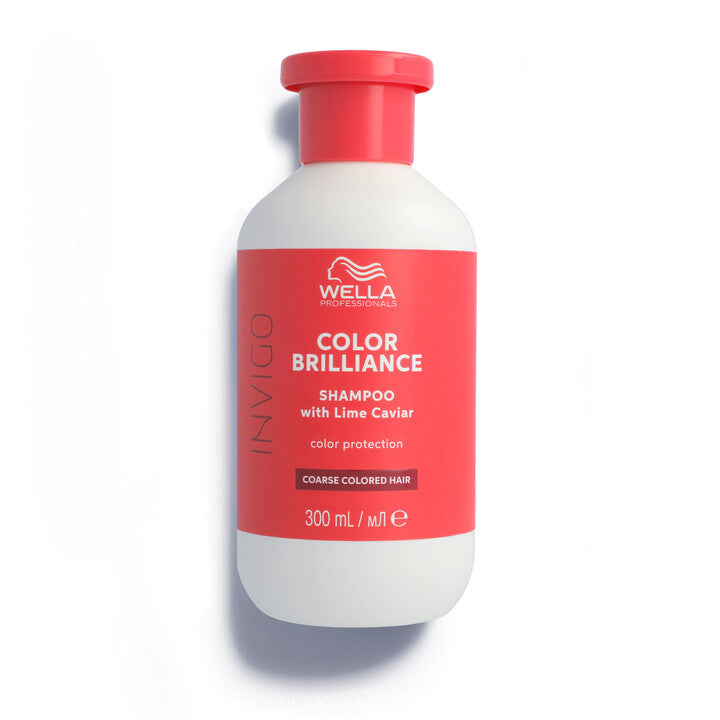 Wella Professionals INVIGO COLOR BRILLIANCE plaukų spalvą išsaugantis šampūnas (šiurkštiems plaukams) +dovana Wella priemonė