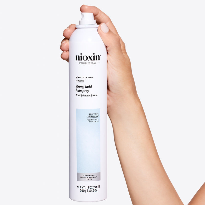 Nioxin STRONG HOLD HAIRSPRAY stiprios fiksacijos plaukų lakas, 300 ml