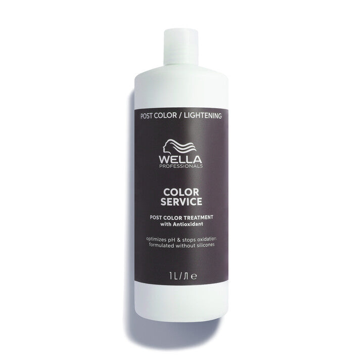 Wella Professionals POST COLOR TREATMENT stabilizer after hair coloring/lightening, 1 L + gift Wella product
