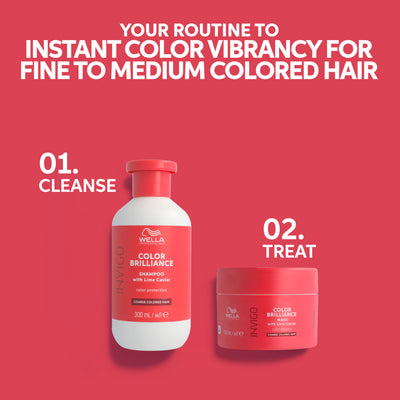Шампунь для сохранения цвета волос Wella Professionals INVIGO COLOR BRILLIANCE (для жестких волос) + подарочный продукт Wella