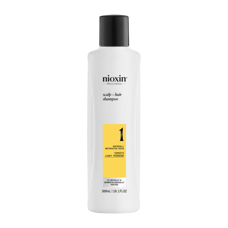 Nioxin SYSTEM 1 galvos odos ir plaukų šampūnas, 300 ml