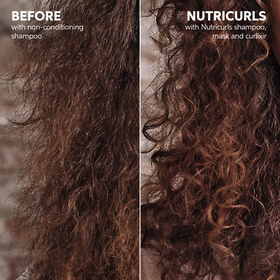 Wella NUTRICURLS micelinis šampūnas garbanotiems plaukams +dovana Wella priemonė
