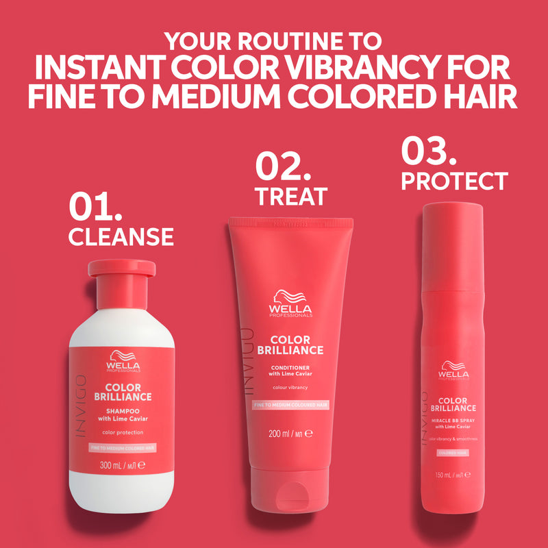 Wella Professionals INVIGO COLOR BRILLIANCE Color Vibrant Conditioner (for fine/normal hair) + gift Wella product
