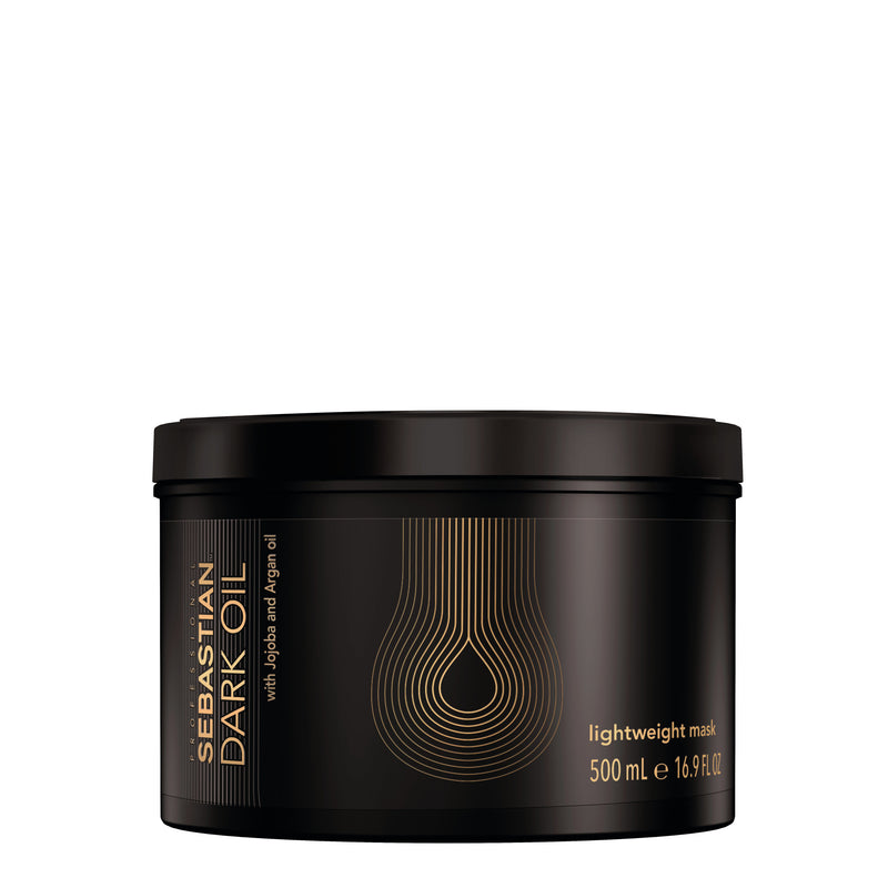 Sebastian Professional Dark Oil Lightweight Mask Plaukų neapsunkinanti kaukė +dovana Wella priemonė