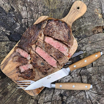 Fork and Knife Set Steak Champ