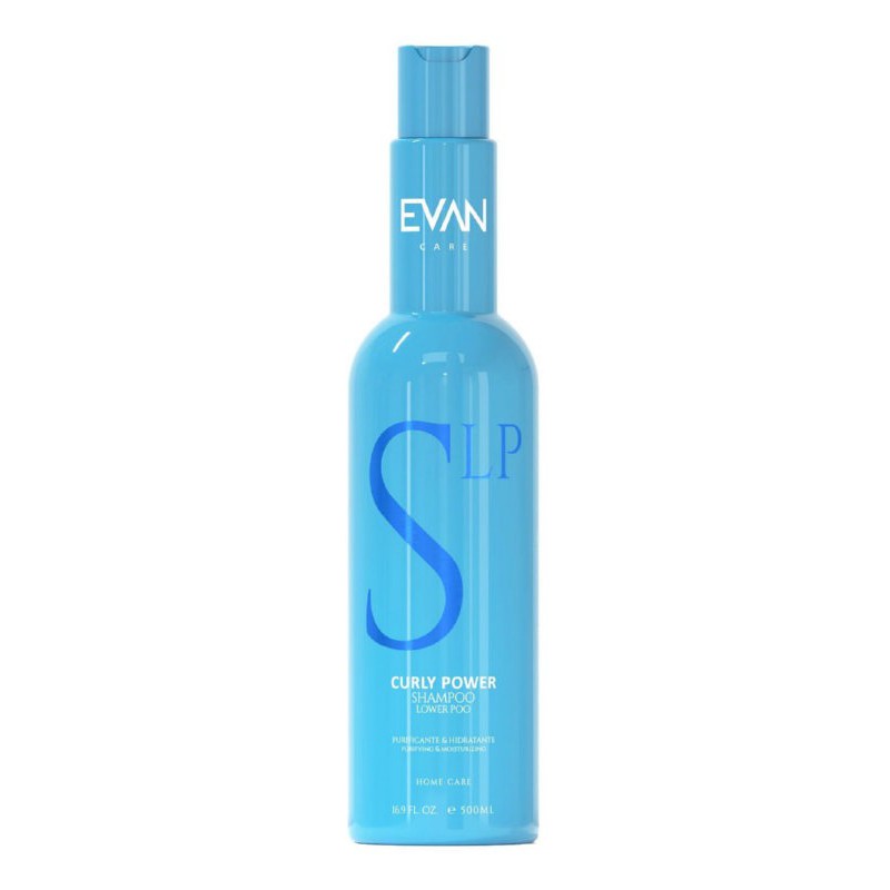 Šampūnas garbanotiems plaukams EVAN Care Curly Power Shampoo EVAN30023, be sulfatų ir parabenų, 500 ml