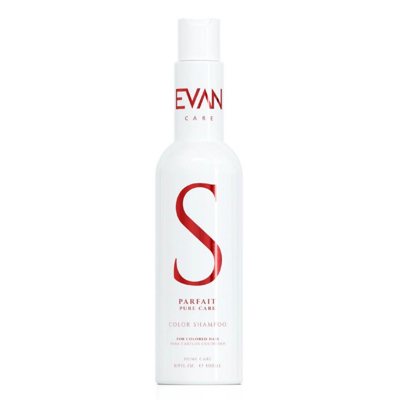 Shampoo for hair EVAN Care Parfait Color Shampoo EVAN50043, helps preserve the color of dyed hair, without sulfates and parabens, 500 ml