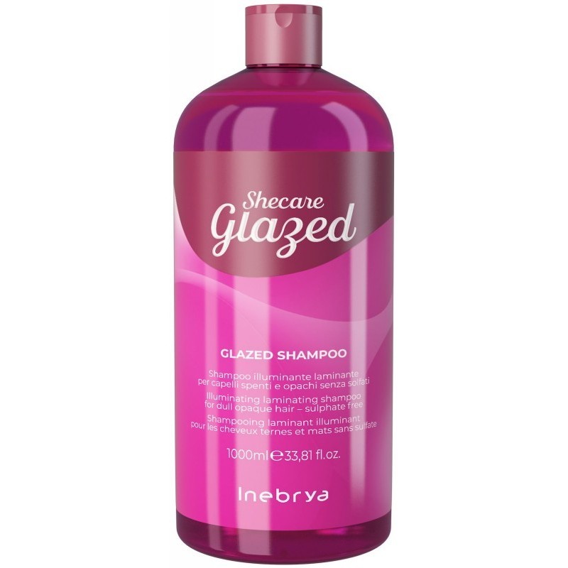 Šampūnas plaukams Inebrya Shecare Glazed Illuminating Laminating Shampoo ICE26436, 1000 ml