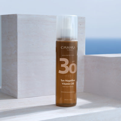 Sausas kūno aliejus Casmara Tan Magnifier Vitamin Oil CASA05007, su SPF30, 200 ml
