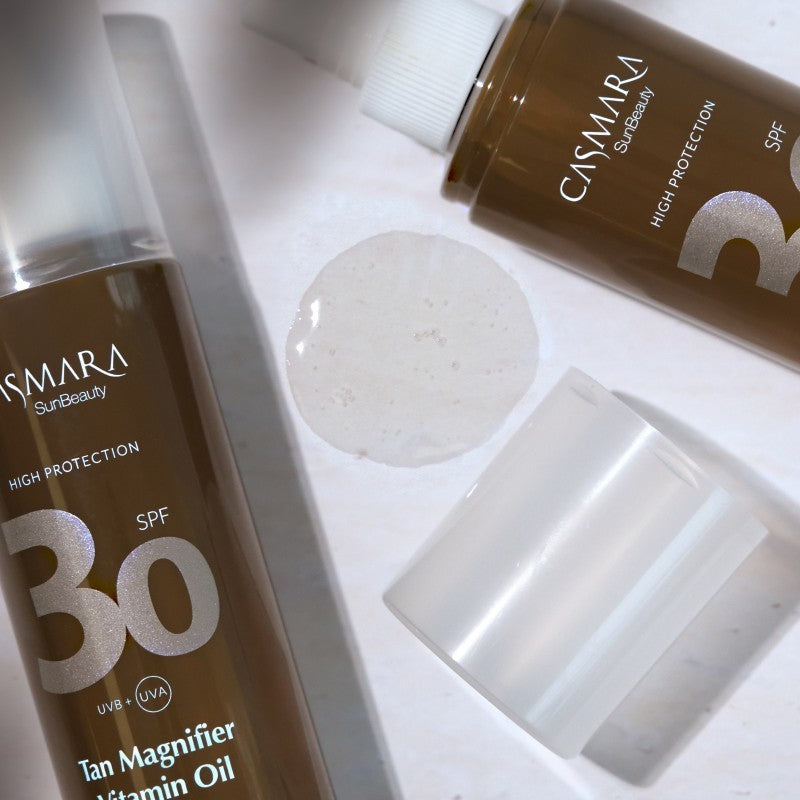 Sausas kūno aliejus Casmara Tan Magnifier Vitamin Oil CASA05007, su SPF30, 200 ml