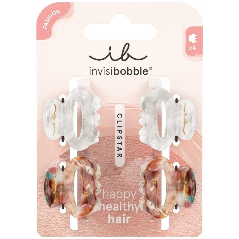 Segtukai plaukams Invisibobble Clipstar Petit Bijoux IB-CLW-PA-104, 4 vnt.