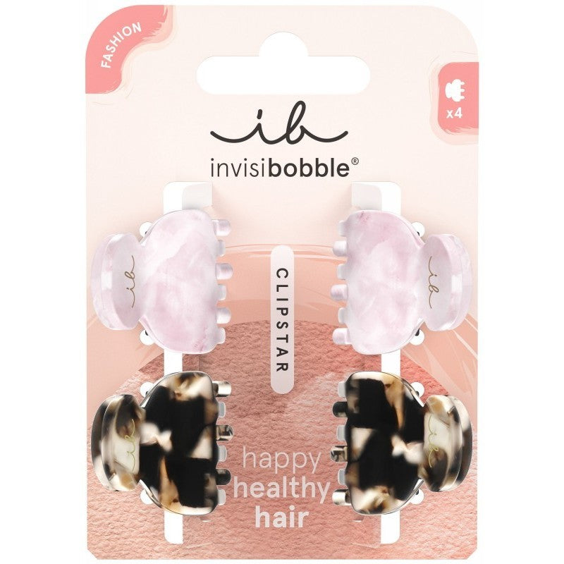 Segtukai plaukams Invisibobble Clipstar Petit Four IB-CLW-PA-112, 4 vnt.