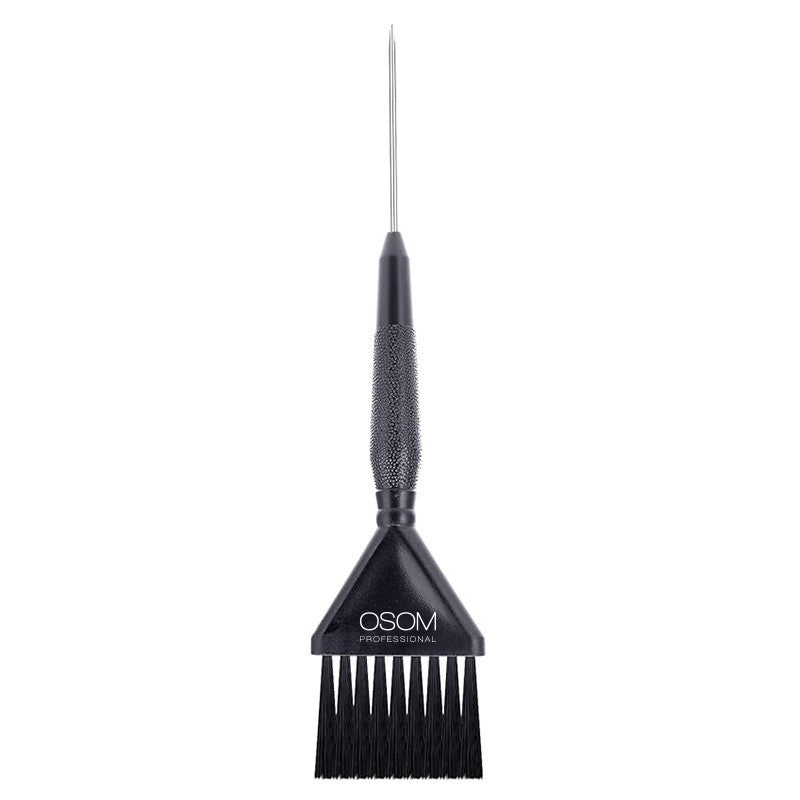 Brush for hair dyeing OSOM Professional Tinting Brush OSOMPND03S, black, with metal tip, 45 mm