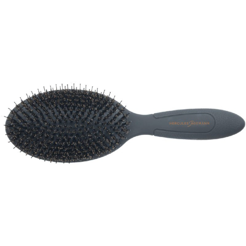 Щетка для волос Hercules Sägemann Classic Shape Oval Grooming Brush HER9151, черная, круглая