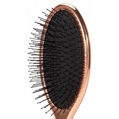 Šepetys plaukams OSOM Professional Hair Brush Rose Gold Chrome OSOMP2259, su nailono spygliukais, rožinio aukso chromo spalvos
